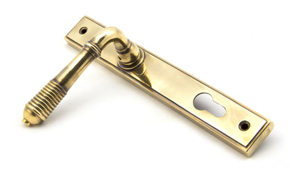 From The Anvil Reeded Slimline Lever Espag. Lock Set