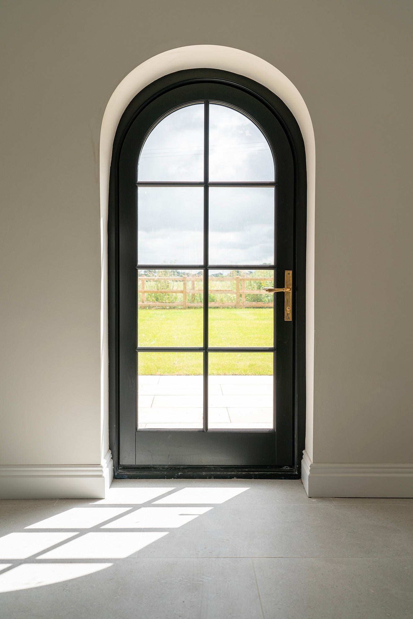 From The Anvil Reeded Slimline Lever Espag. Lock Set