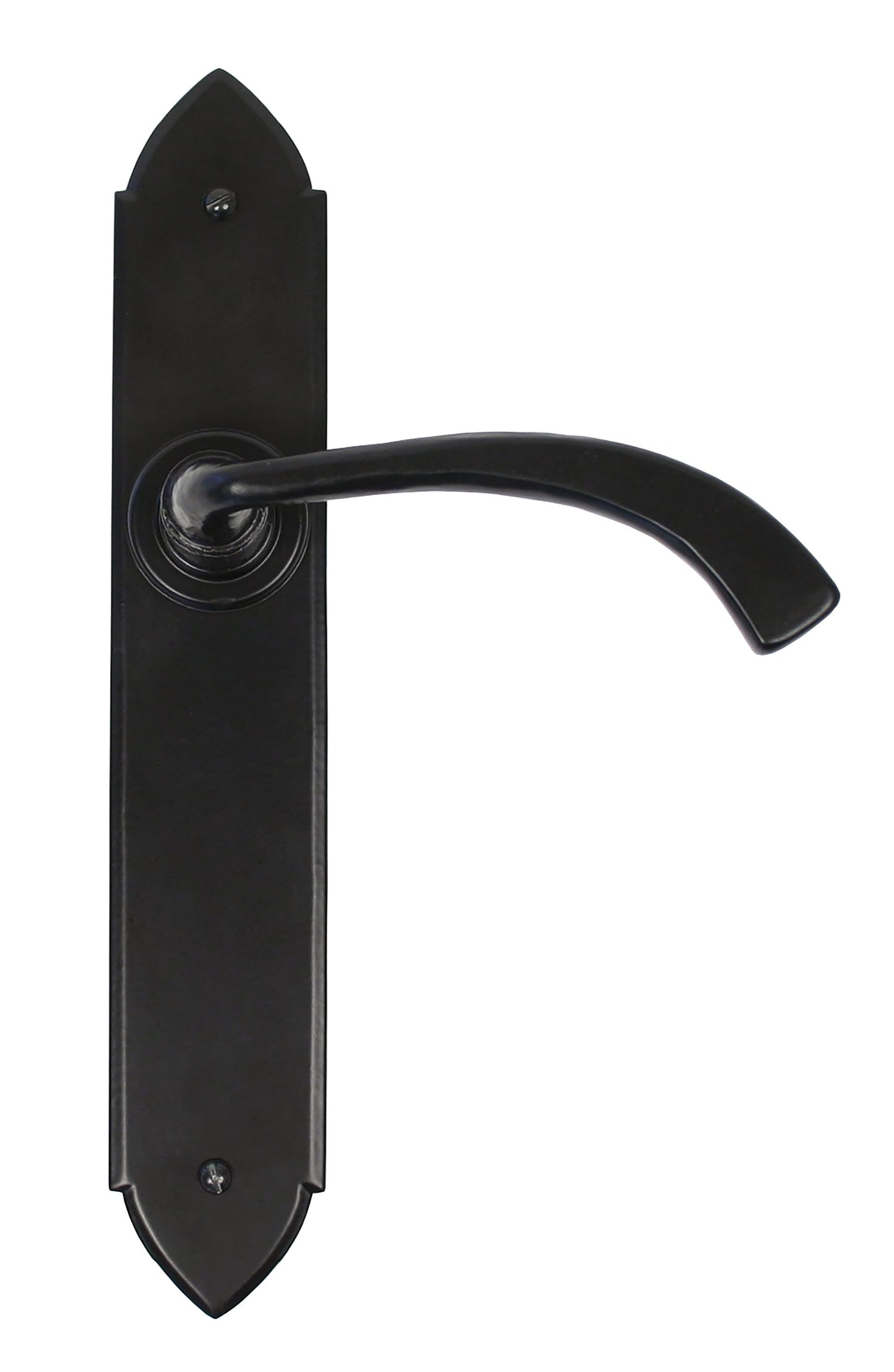 From The Anvil Gothic Curved Sprung Lever Latch Set
