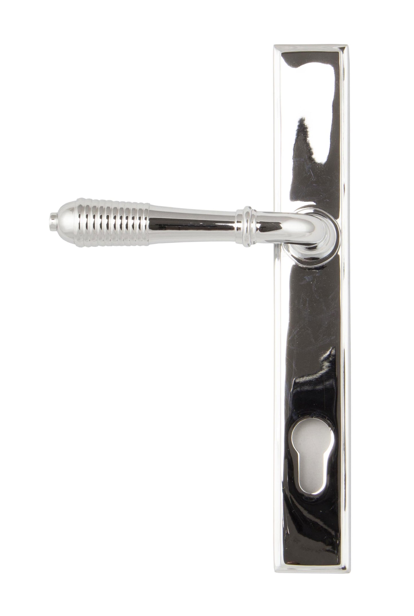 From The Anvil Reeded Slimline Lever Espag. Lock Set