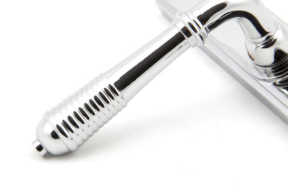 From The Anvil Reeded Slimline Lever Espag. Lock Set