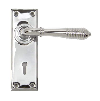 From The Anvil Reeded Lever Lock Set