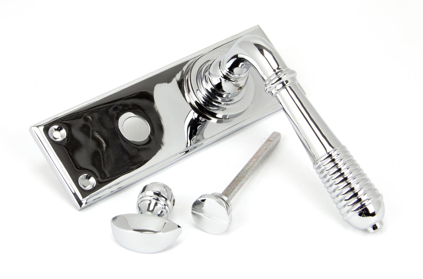 From The Anvil Reeded Lever Bathroom Set