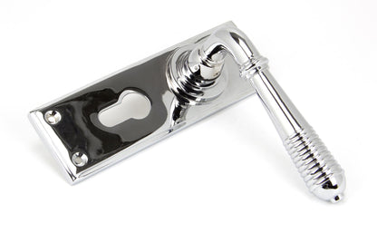 From The Anvil Reeded Lever Euro Lock Set