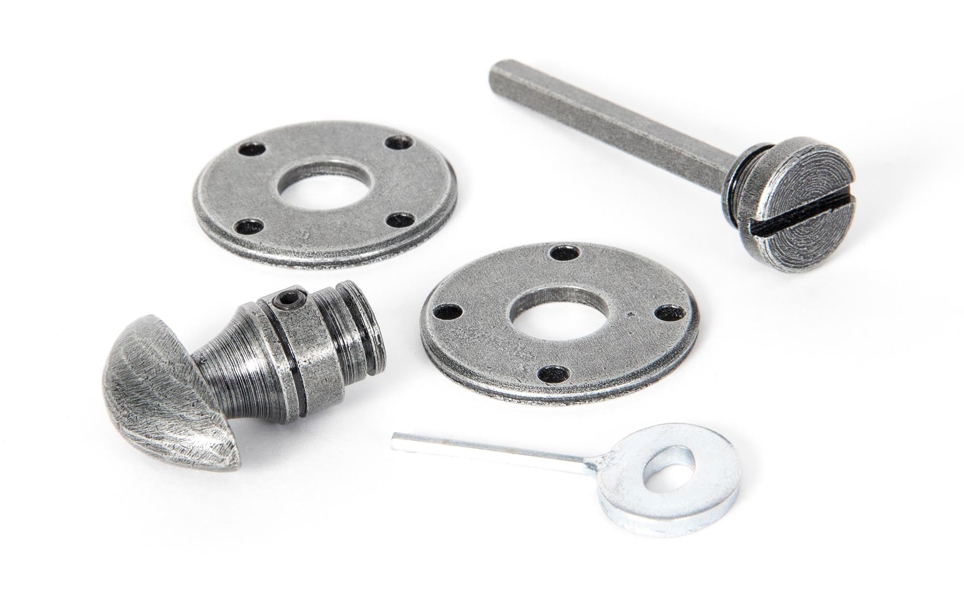 From The Anvil Round Thumbturn Set (Blacksmith) - Hot Tub Shop