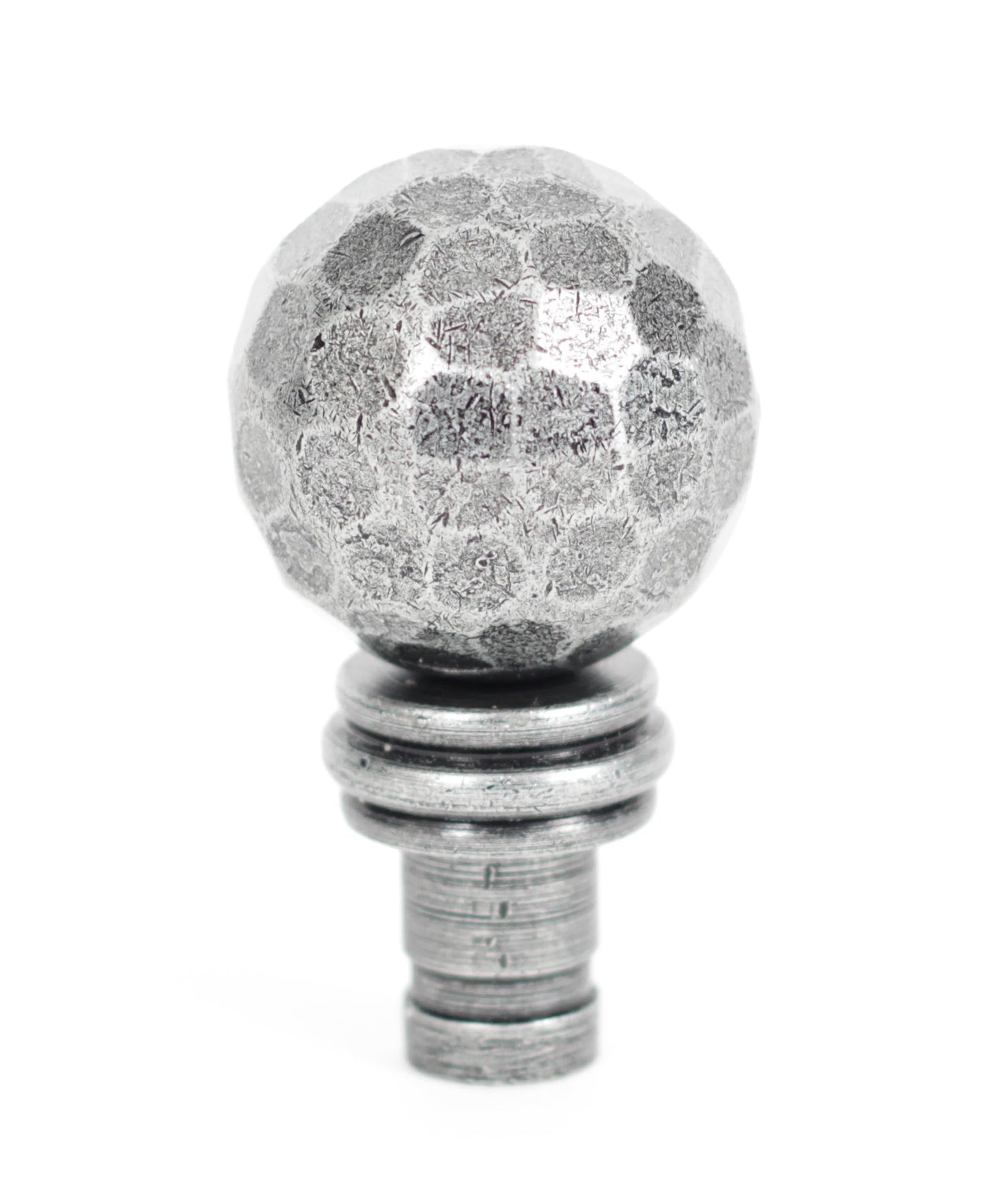 From The Anvil Hammered Ball Curtain Finial (Pair)