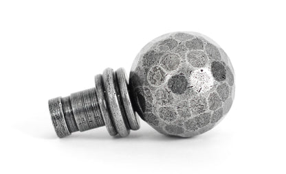 From The Anvil Hammered Ball Curtain Finial (Pair)