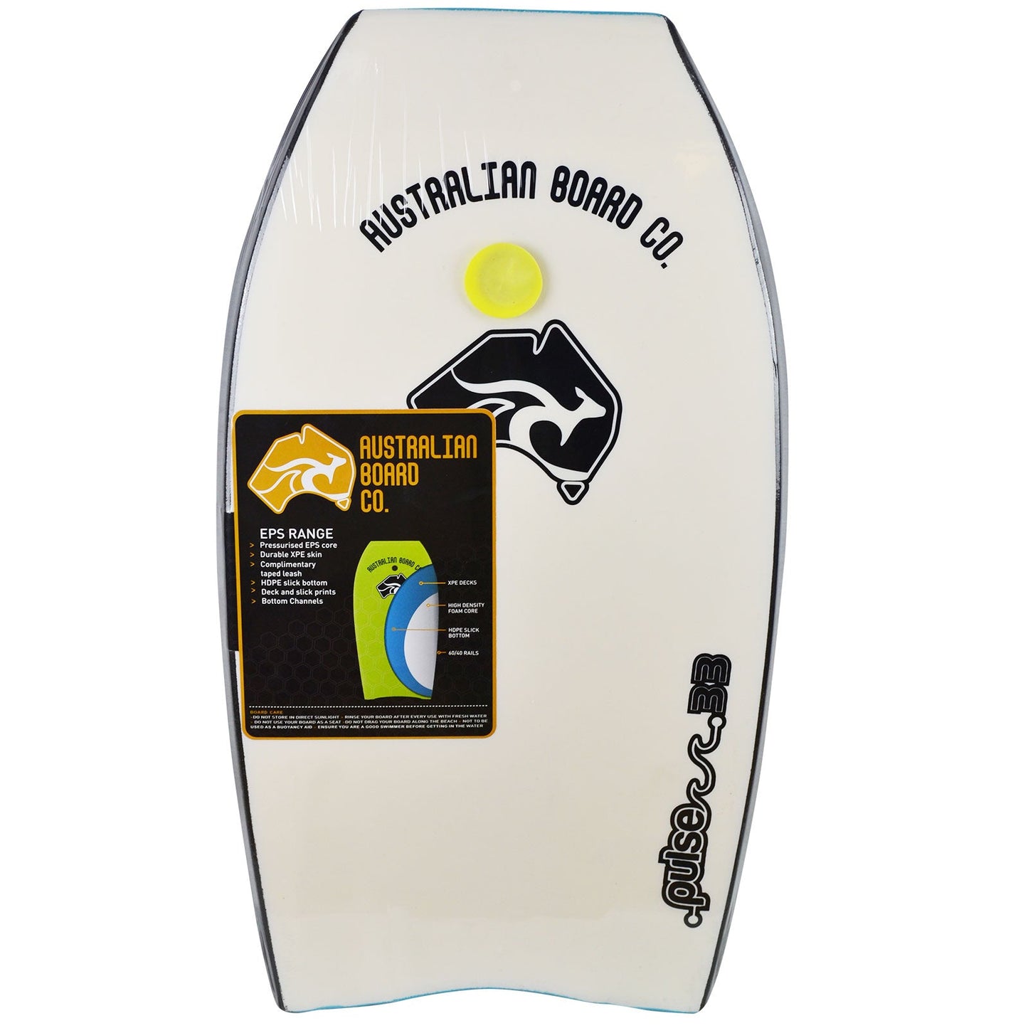 33inch Kids PULSE Series EPS Bodyboard by Australian Board Co - Hot Tub Shop