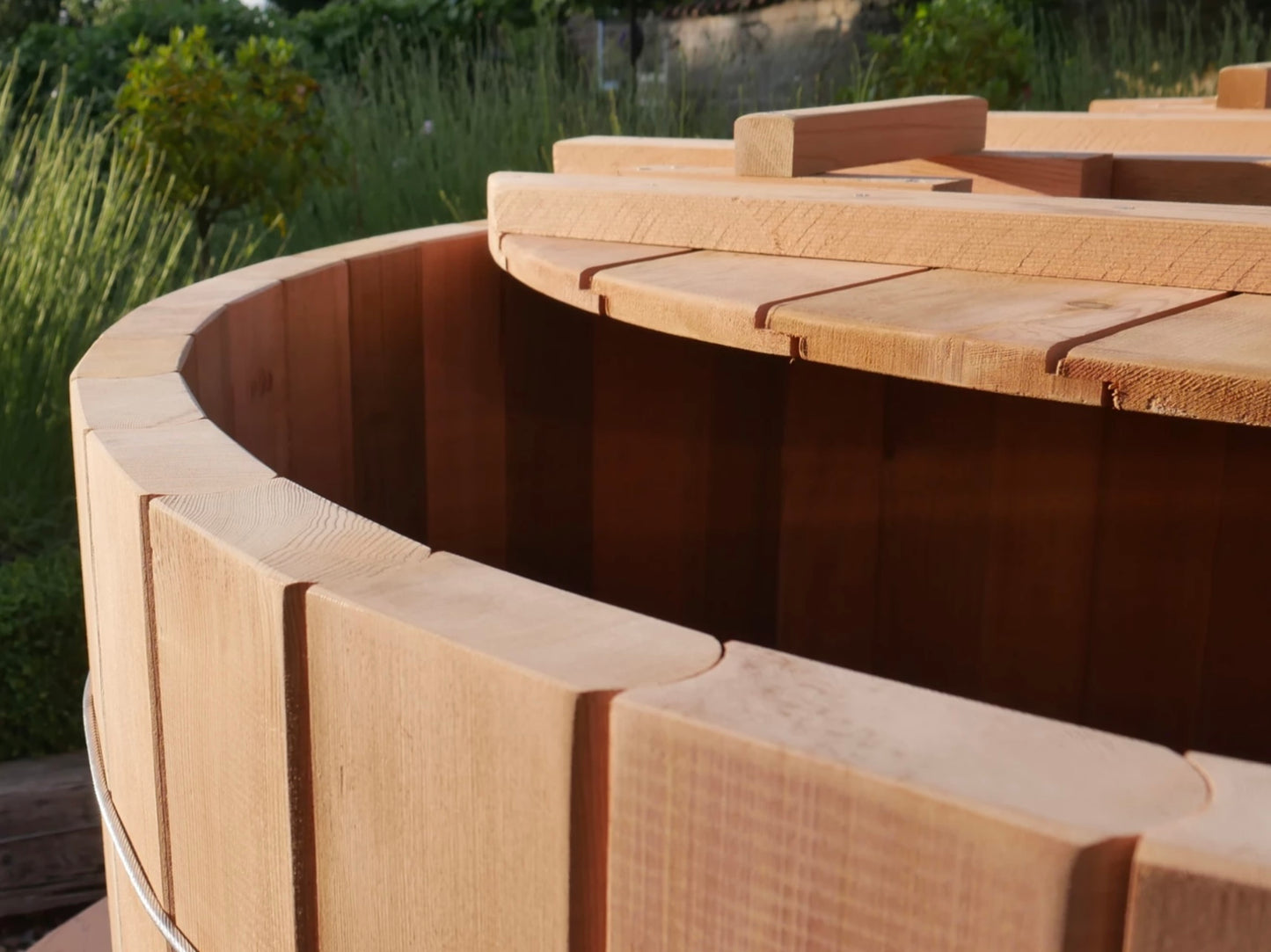 Scandinavian Cedar 2 Person Wood-Fired Hot Tub