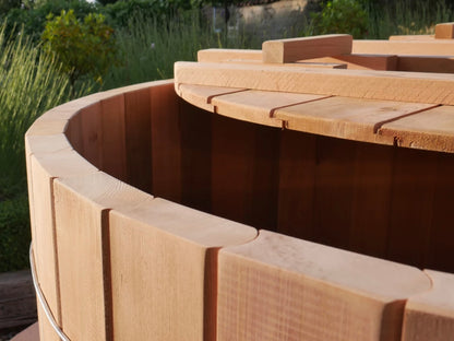 Scandinavian Cedar 2 Person Wood-Fired Hot Tub