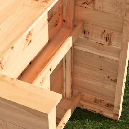 Rustic Wooden Pallet Bar - 100cm - Hot Tub Shop