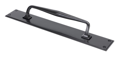 From The Anvil Art Deco Pull Handle On Backplate