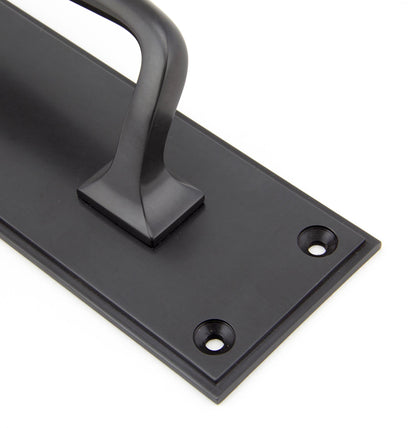 From The Anvil Art Deco Pull Handle On Backplate