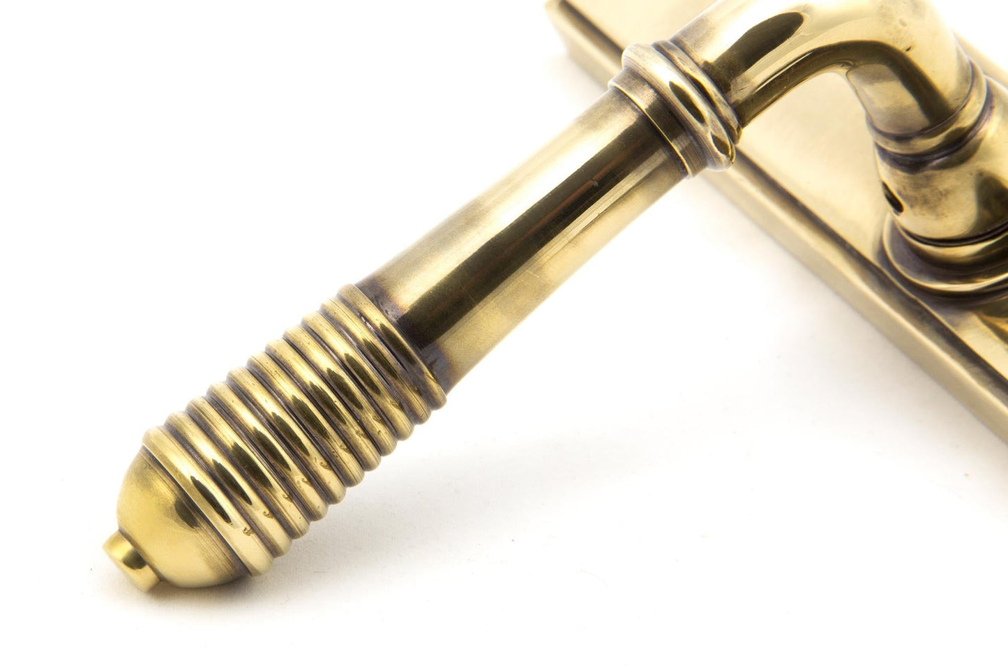 From The Anvil Reeded Slimline Lever Espag. Latch Set