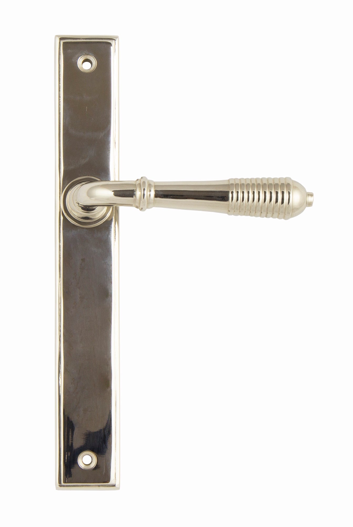From The Anvil Reeded Slimline Lever Espag. Latch Set