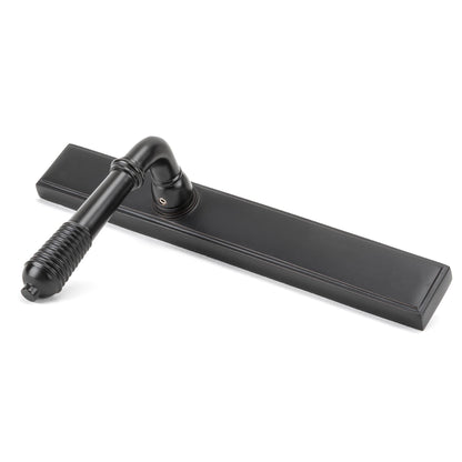 From The Anvil Reeded Slimline Lever Espag. Latch Set