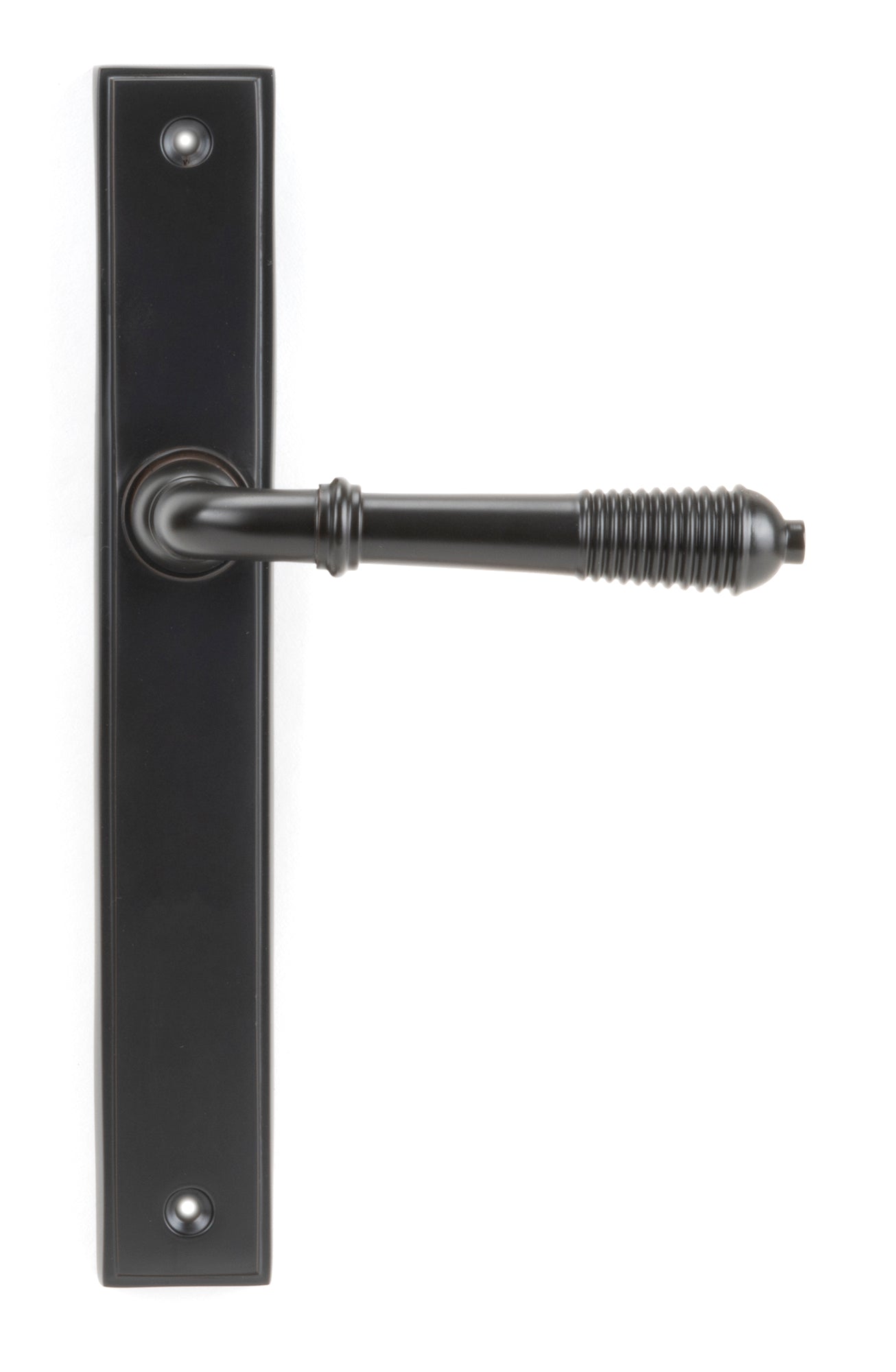 From The Anvil Reeded Slimline Lever Espag. Latch Set