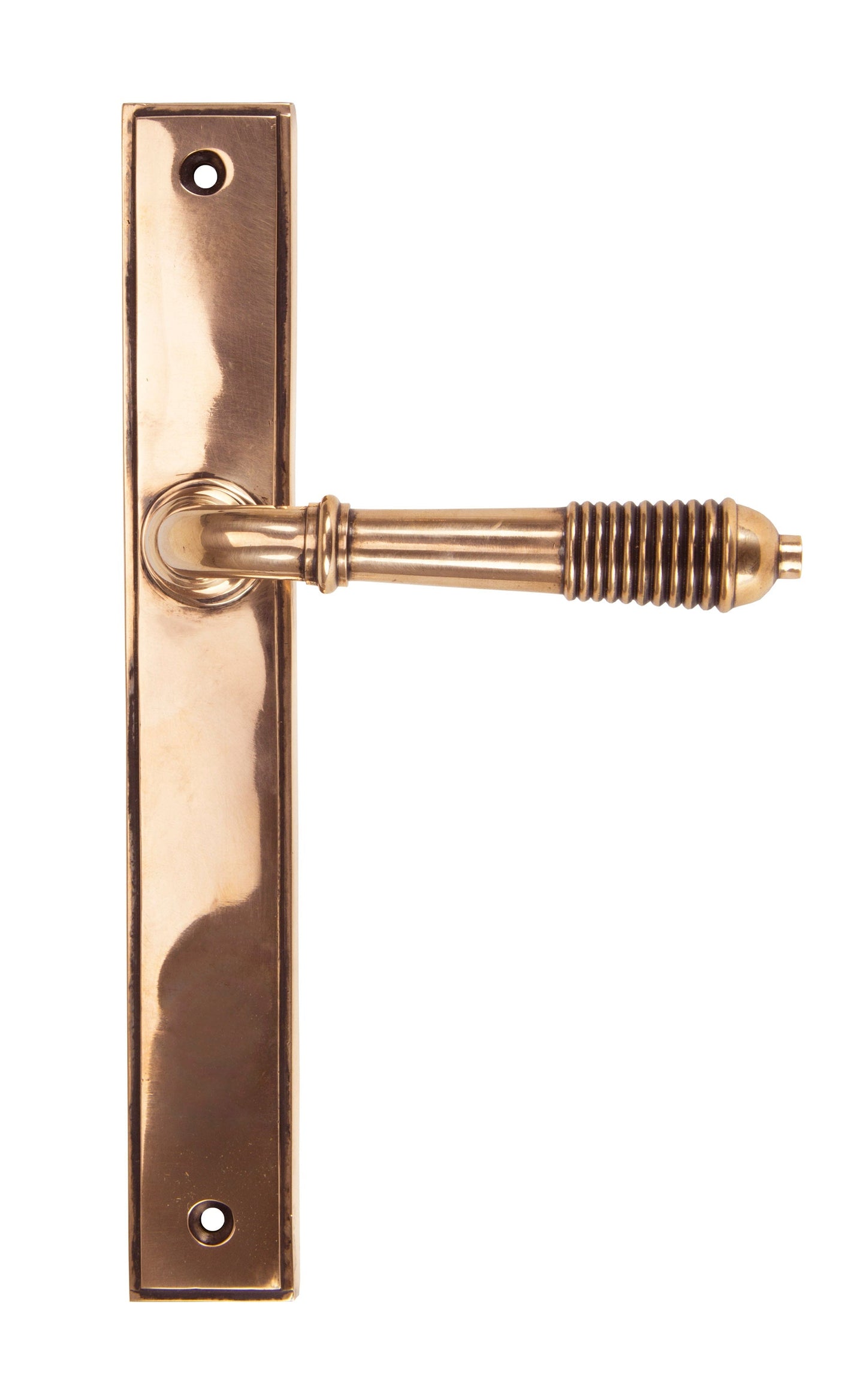 From The Anvil Reeded Slimline Lever Espag. Latch Set