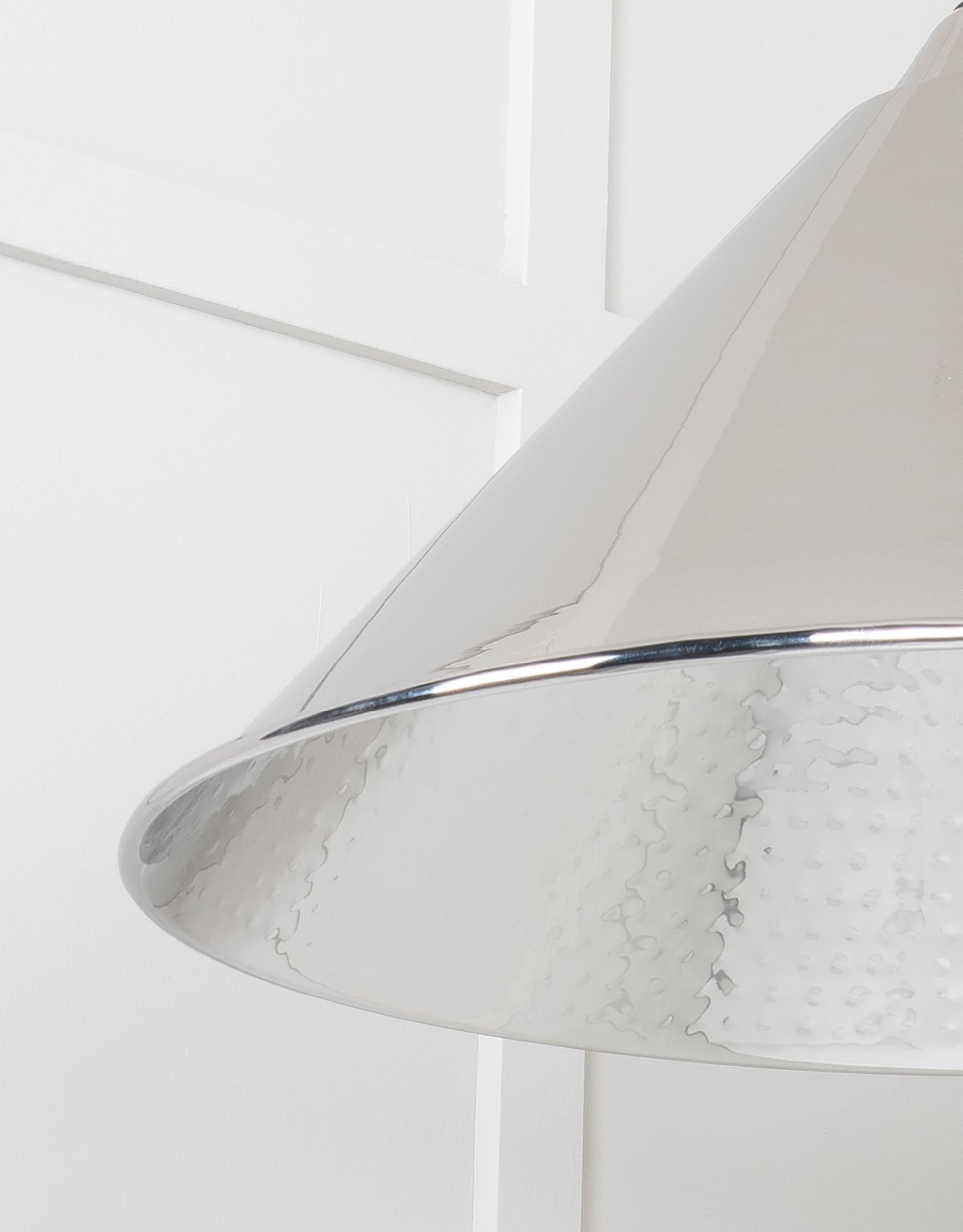 From The Anvil Hammered Nickel Hockley Pendant - Hot Tub Shop