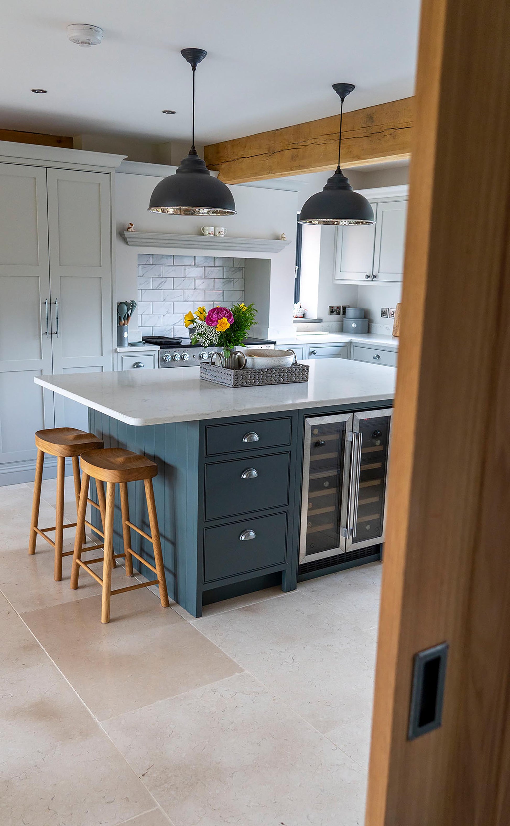 From The Anvil Hammered Nickel Harborne Pendant - Hot Tub Shop