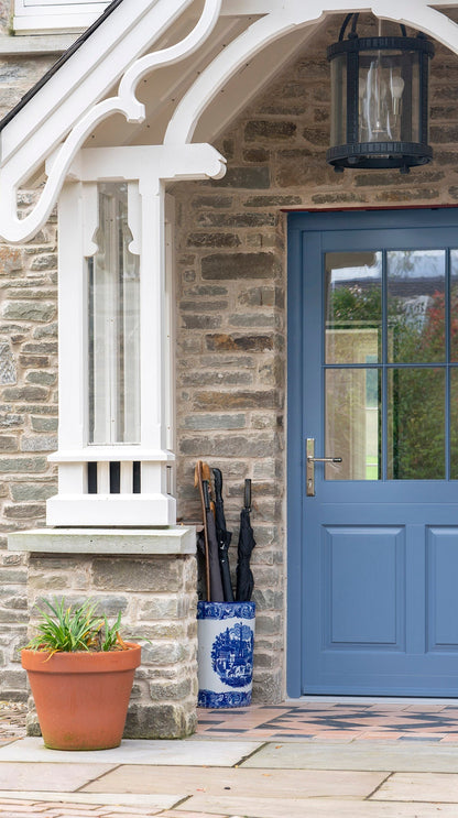 From The Anvil Hammered Newbury Slimline Espag. Lock Set