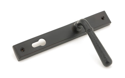 From The Anvil Hammered Newbury Slimline Espag. Lock Set