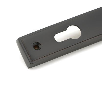 From The Anvil Hammered Newbury Slimline Espag. Lock Set