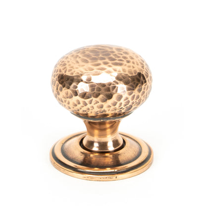 From The Anvil Hammered Mushroom Cabinet Knob