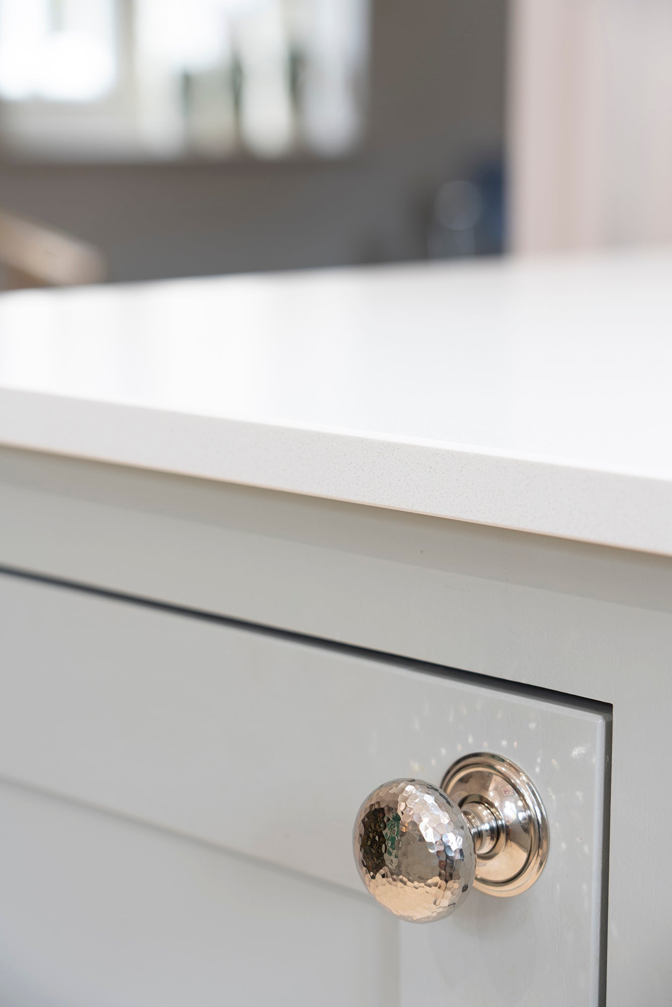 From The Anvil Hammered Mushroom Cabinet Knob