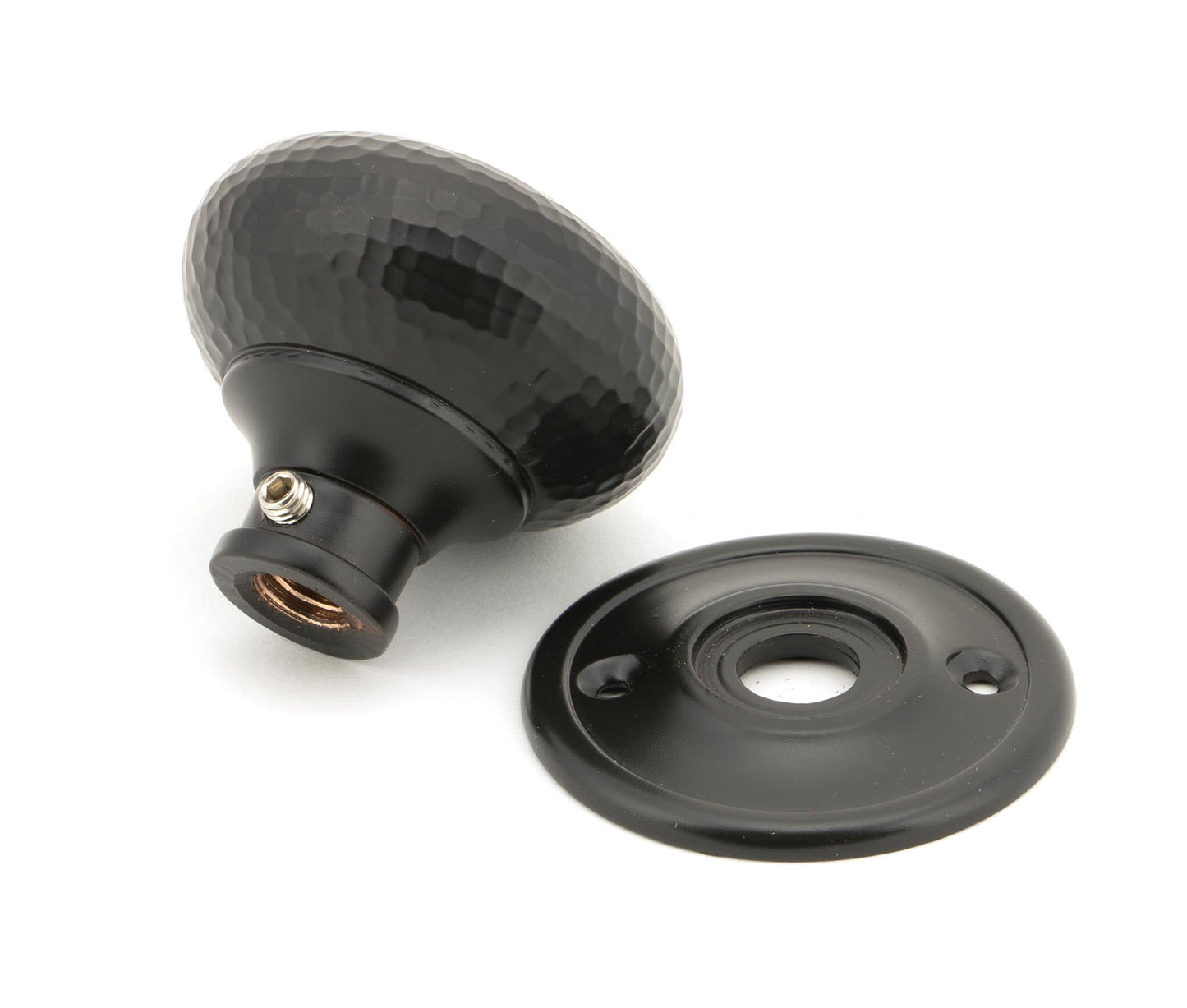 From The Anvil Hammered Mushroom Mortice/Rim Knob Set