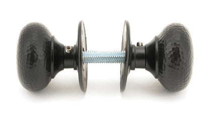 From The Anvil Hammered Mushroom Mortice/Rim Knob Set