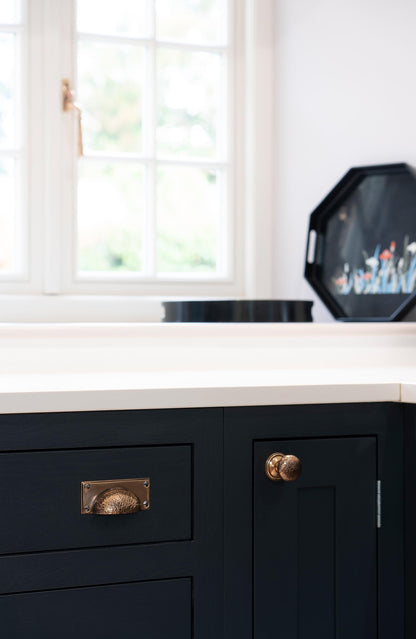 From The Anvil Hammered Art Deco Drawer Pull