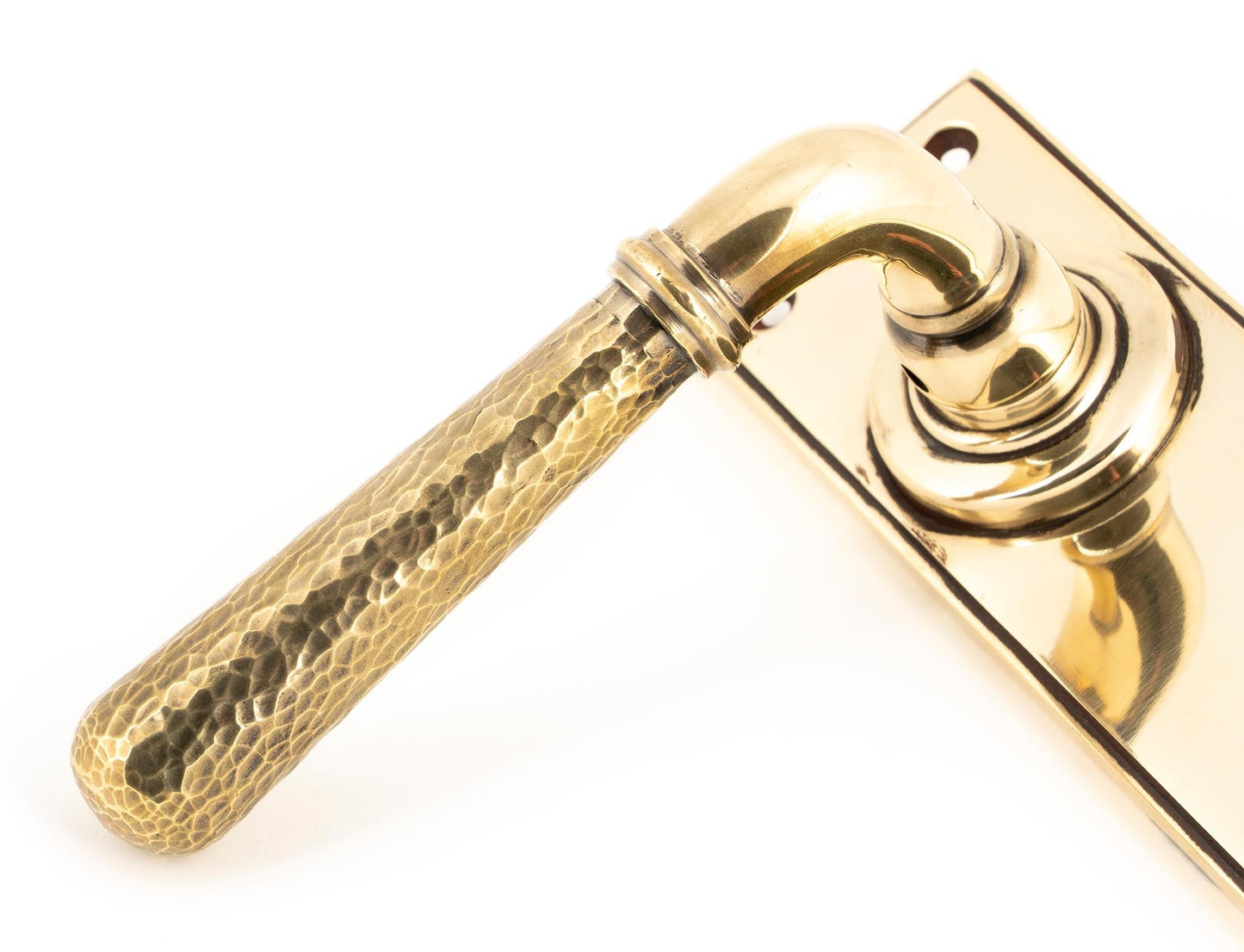 From The Anvil Hammered Newbury Lever Lock Set