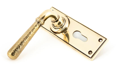 From The Anvil Hammered Newbury Lever Euro Lock Set