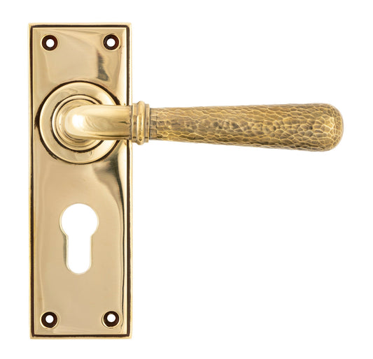 From The Anvil Hammered Newbury Lever Euro Lock Set