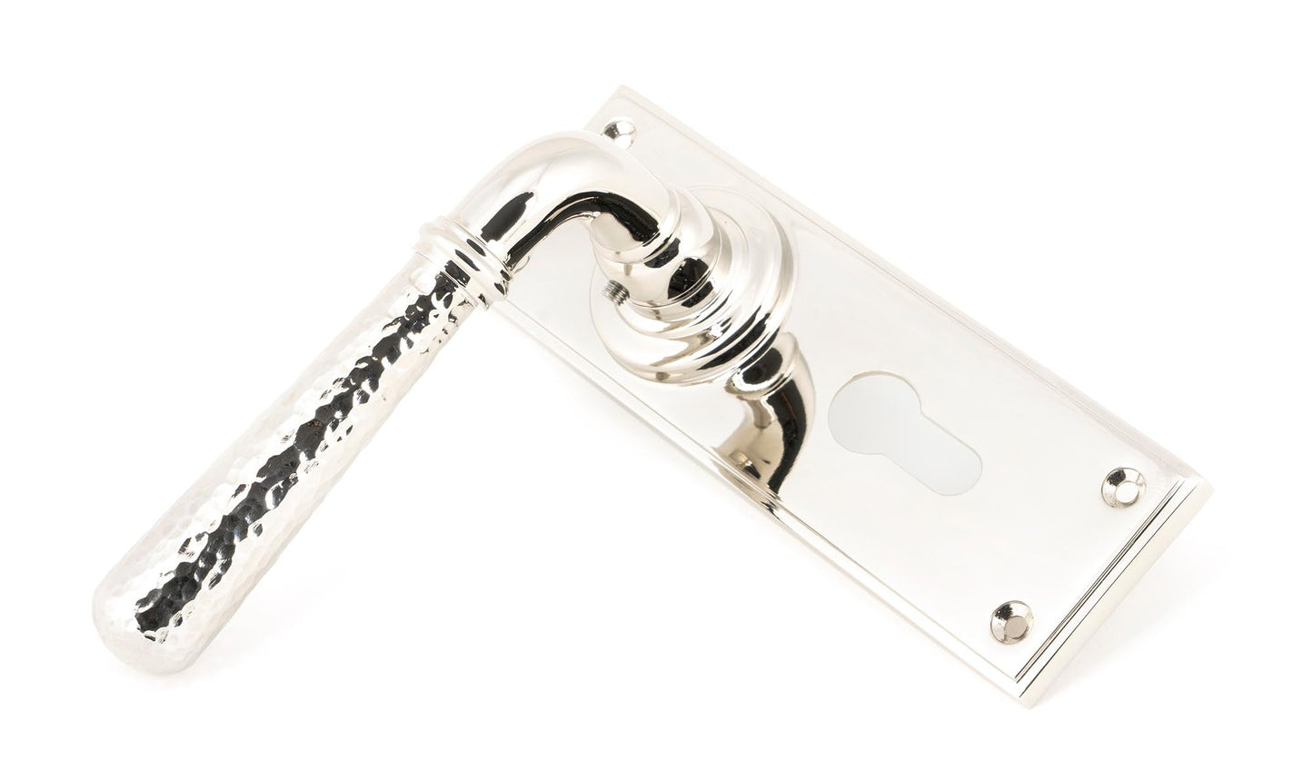 From The Anvil Hammered Newbury Lever Euro Lock Set