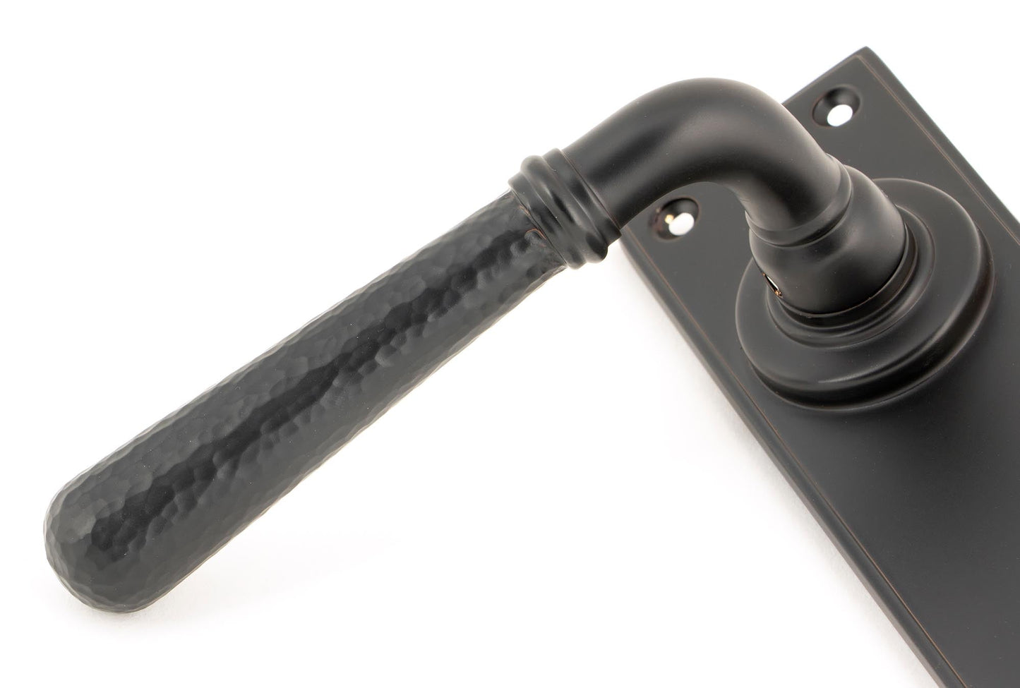 From The Anvil Hammered Newbury Lever Latch Set