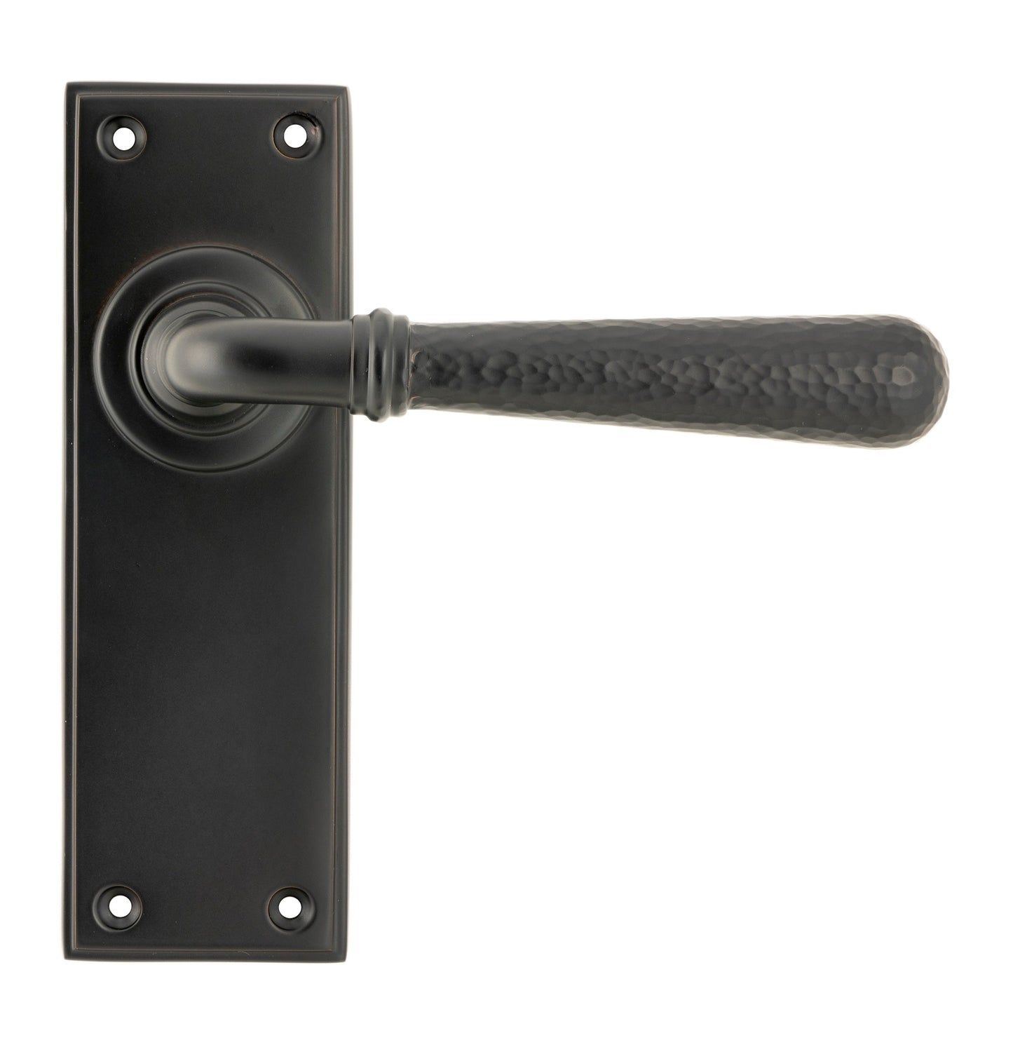 From The Anvil Hammered Newbury Lever Latch Set