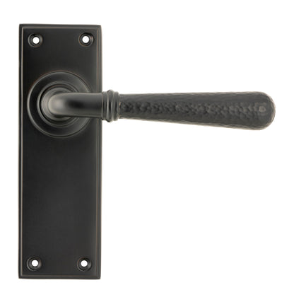 From The Anvil Hammered Newbury Lever Latch Set