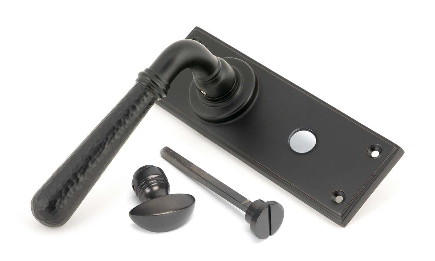 From The Anvil Hammered Newbury Lever Bathroom Set