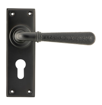 From The Anvil Hammered Newbury Lever Euro Lock Set