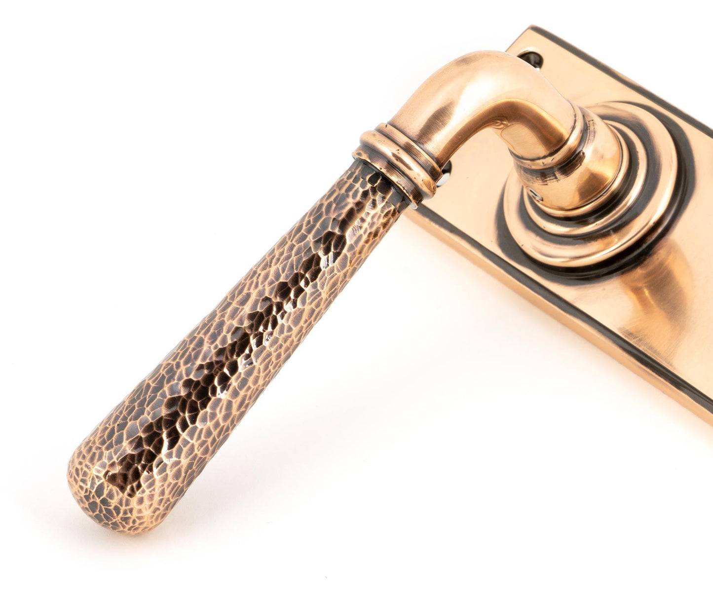 From The Anvil Hammered Newbury Lever Lock Set