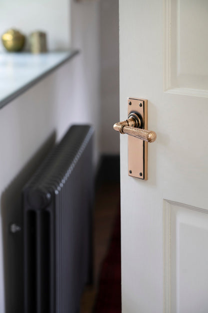 From The Anvil Hammered Newbury Lever Latch Set