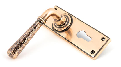 From The Anvil Hammered Newbury Lever Euro Lock Set