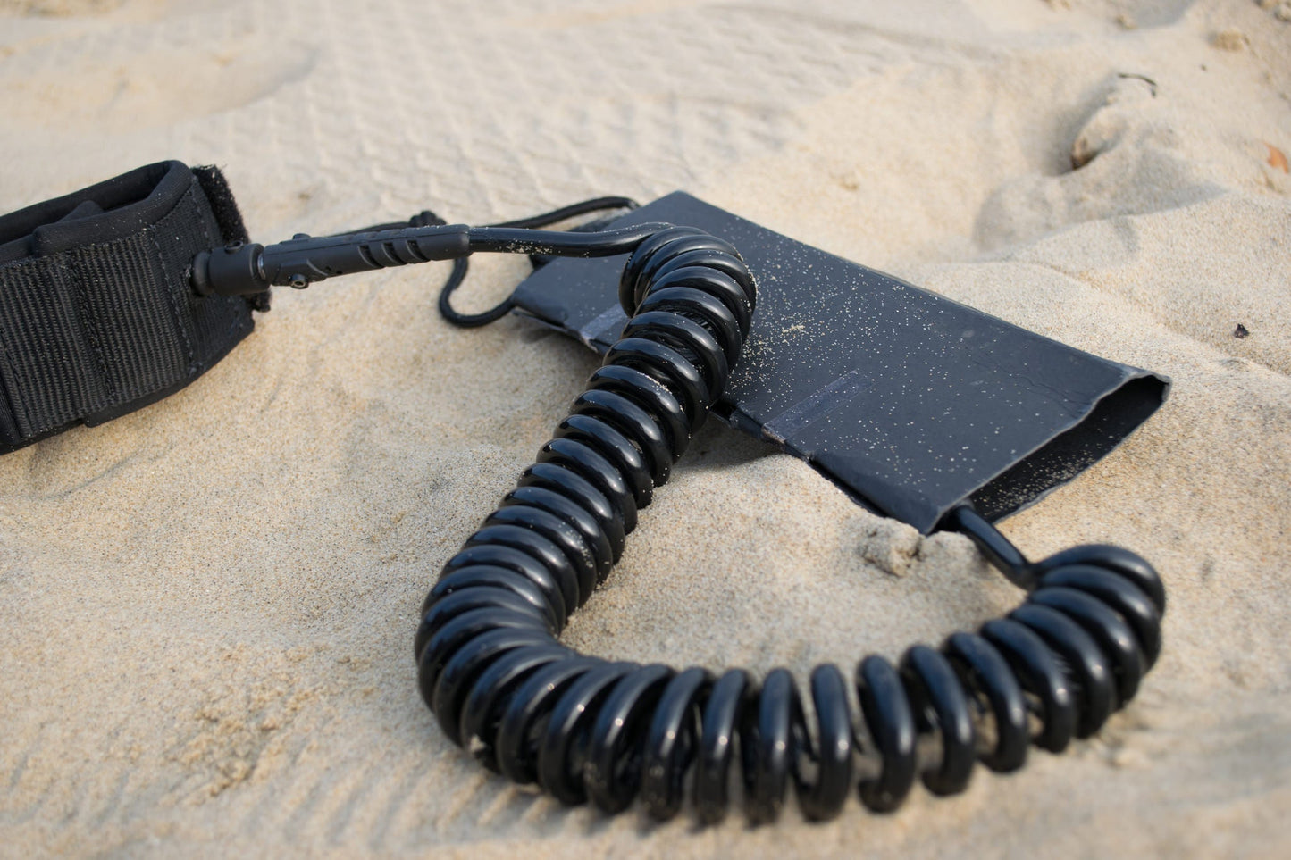 Coiled SUP Paddle Board Ankle Leash 10ft - Hot Tub Shop