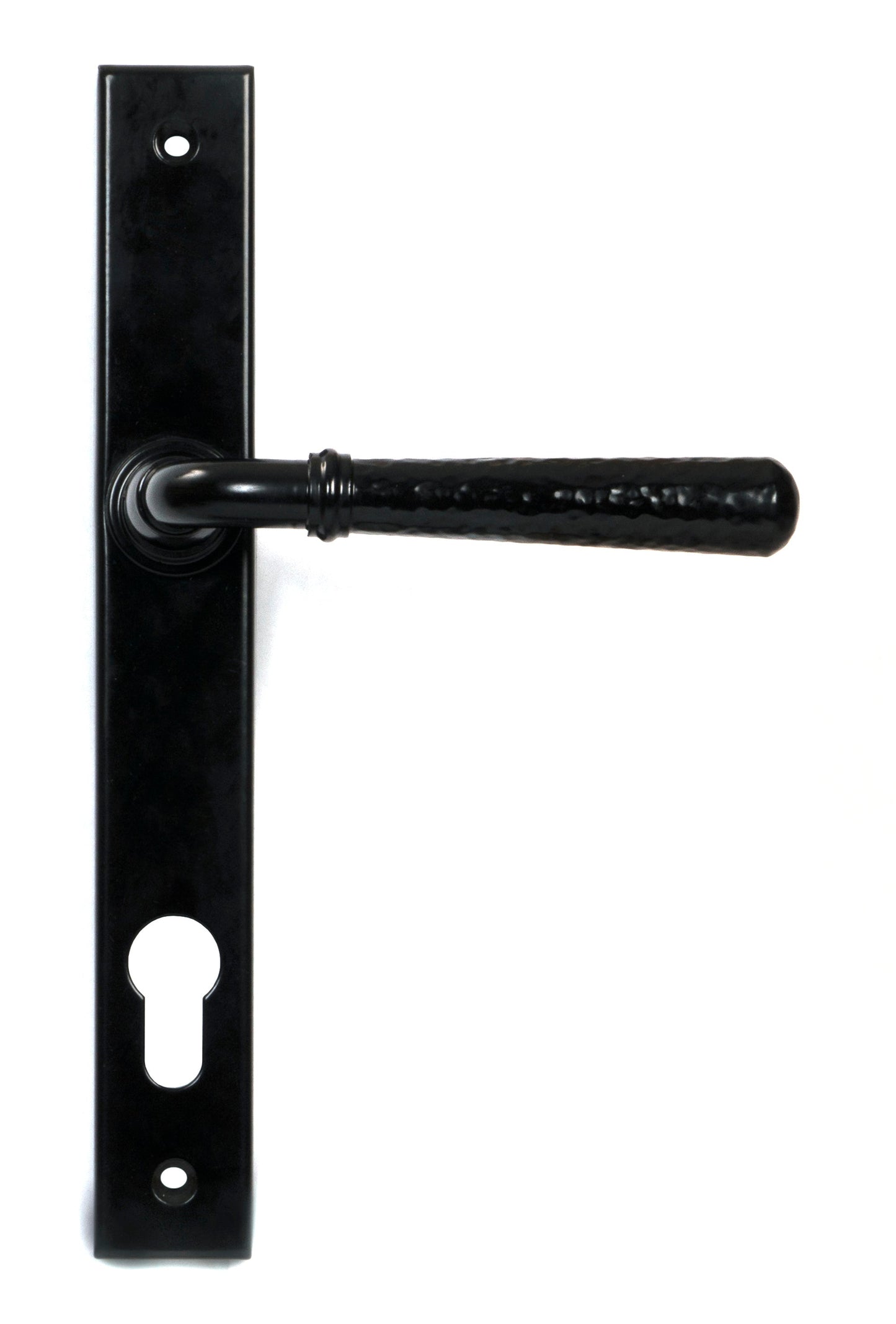 From The Anvil Hammered Newbury Slimline Espag. Lock Set
