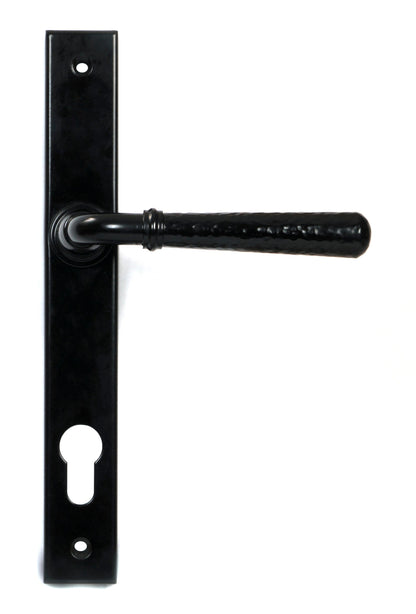 From The Anvil Hammered Newbury Slimline Espag. Lock Set