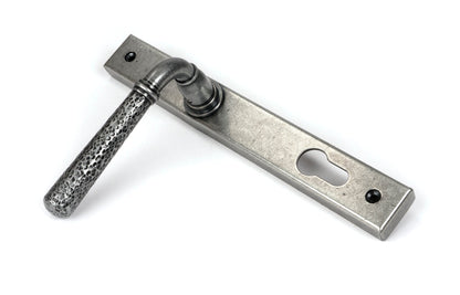 From The Anvil Hammered Newbury Slimline Espag. Lock Set
