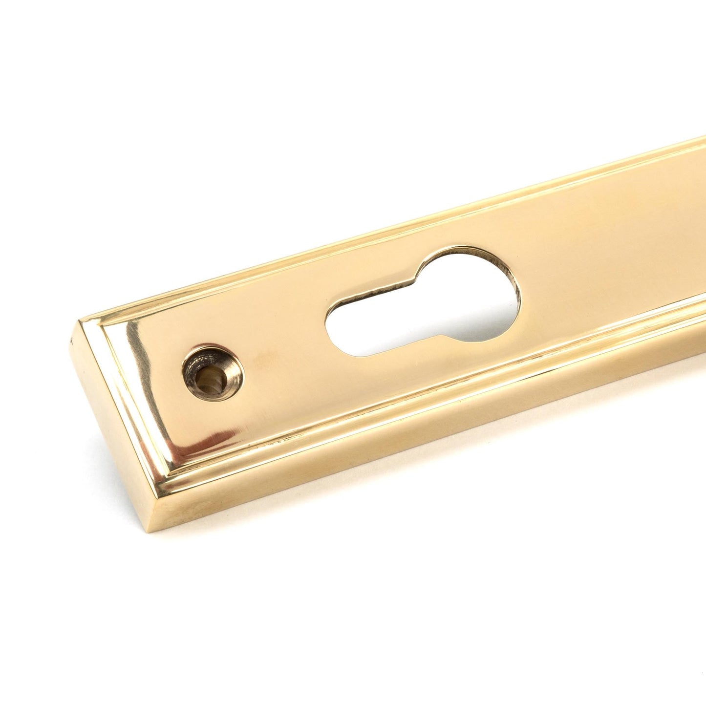 From The Anvil Reeded Slimline Lever Espag. Lock Set