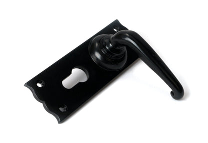 From The Anvil Oak Lever Euro Lock Set